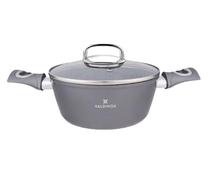 Garnek Altom Valdinox Grand garnek 20cm 2,4l. z pokrywą szklaną